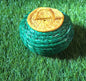 Vibrant Green &amp; Gold Sikki Grass Box