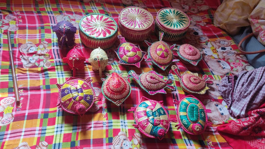 Handmade Sikki Grass Decorative Boxes & Animal Figurines – Eco-Friendly Traditional Craft | Bihar Handicraft