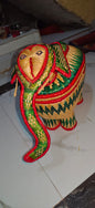 Handmade Sikki Craft Elephant Basket – Traditional Bihar Handwoven Home Décor