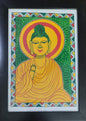 Handcrafted Manjusha Painting – Buddha Motif with Lotus Pattern | Bihar Folk Art